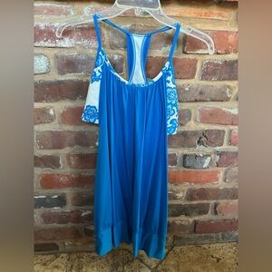 Lululemon Blue and White Tank Top